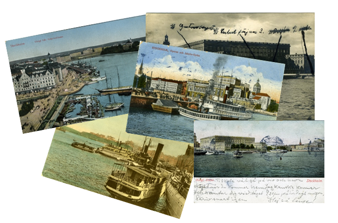 Postcards Stockholm 1900 - 1920