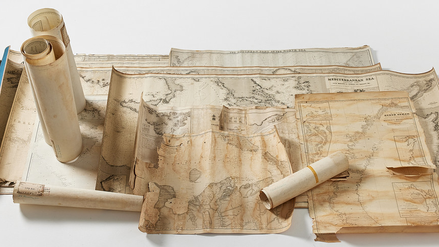 sjökort fr Vegaexpeditionen ingressbild